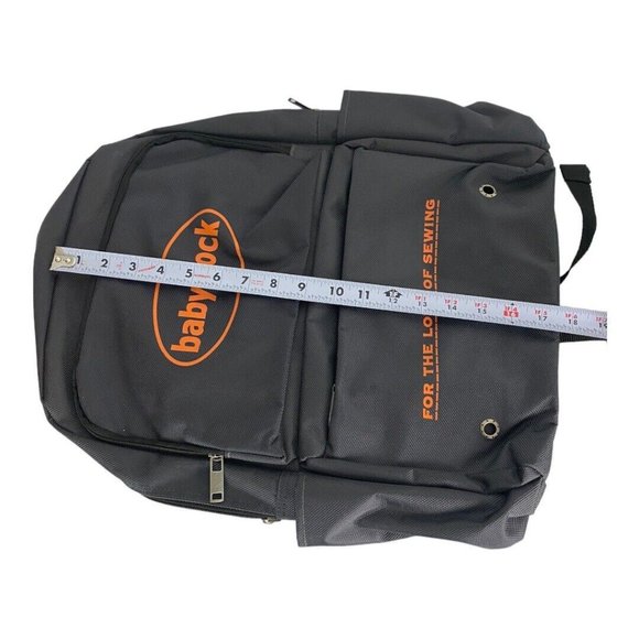 Baby Lock Black Back Pack Carry Bag Sewing Machine Bag Storage Large NWOT - Picture 6 of 10